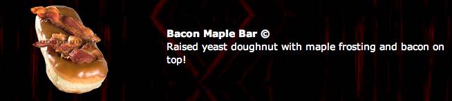 bacon maple bar