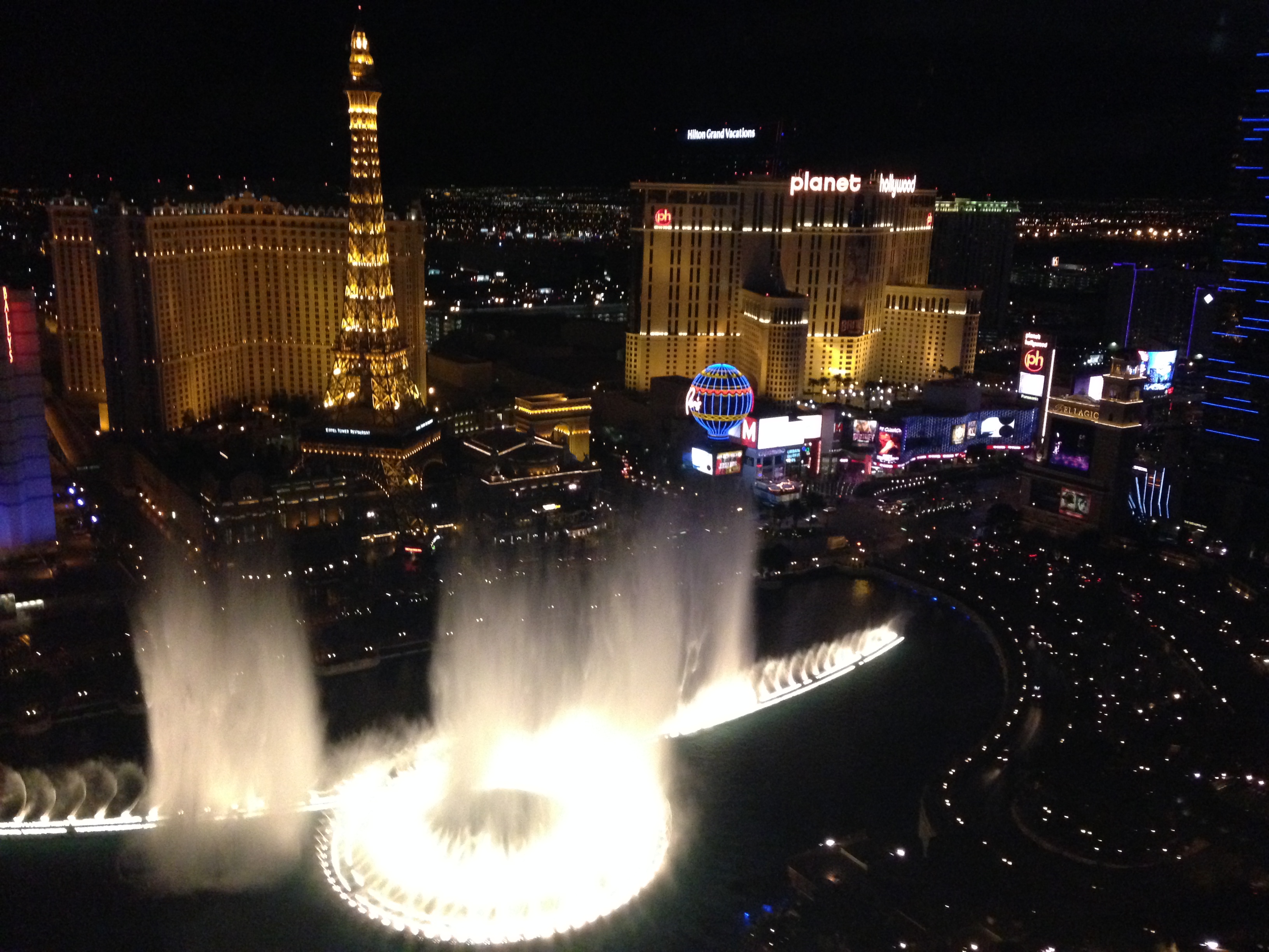 view from the Bellagio