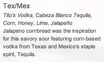 Tex/Mex drink