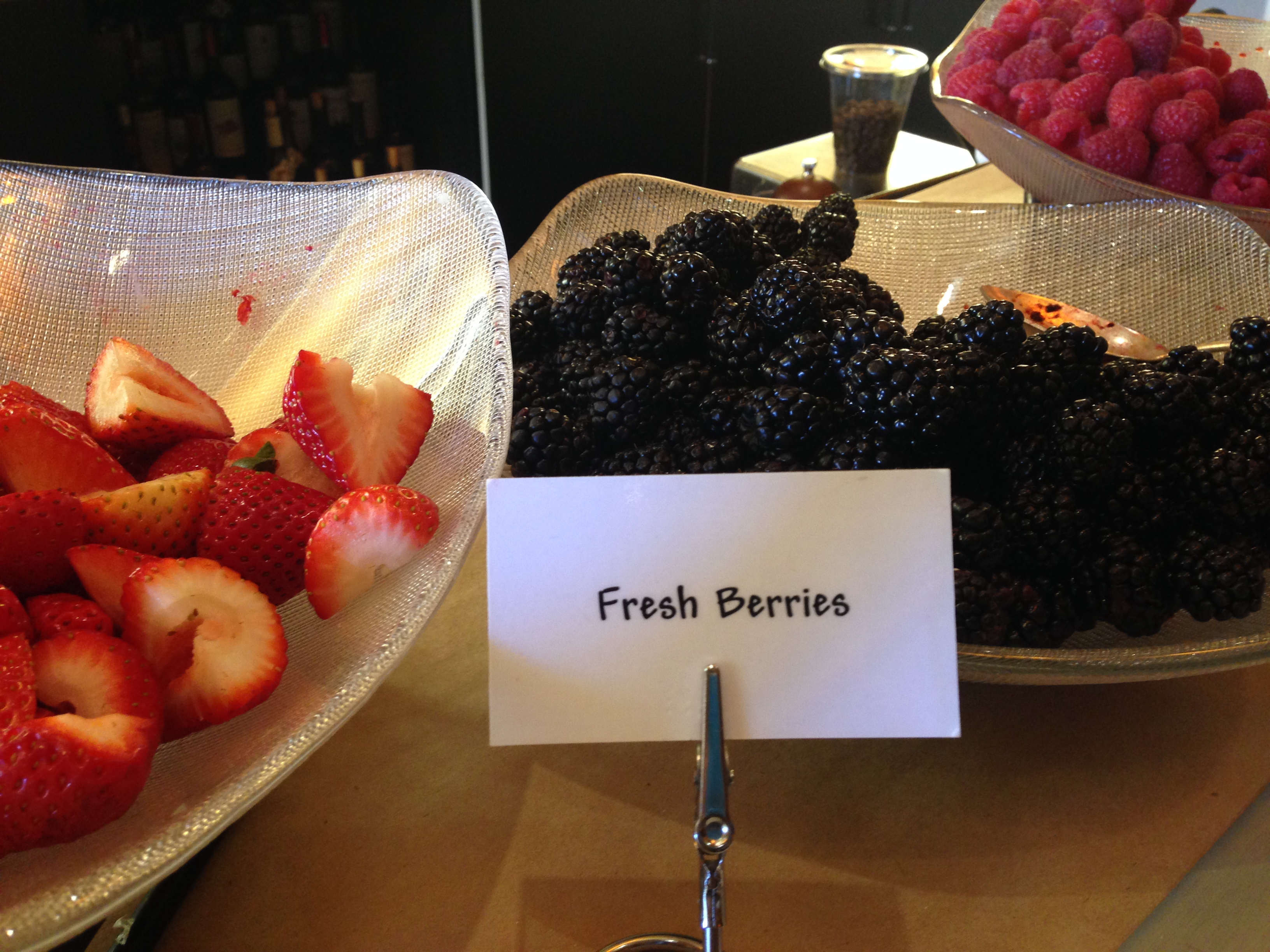 berries at the four seasons