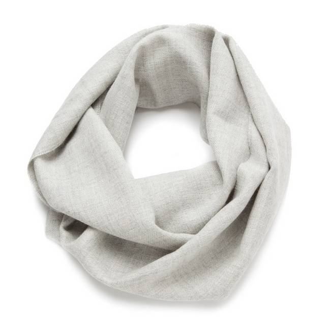 a white scarf on a white background