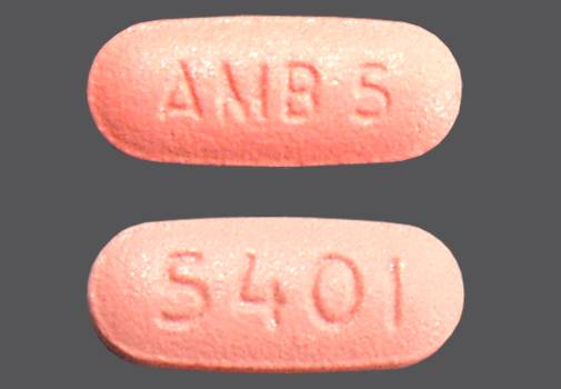 close-up of a pink pill