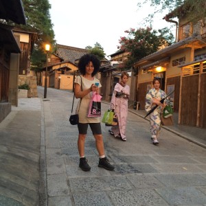 Weird clothes, big feet, and wardrobe malfunctions in Japan.
