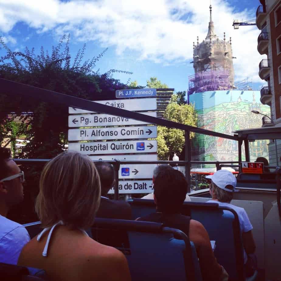 a group of people sitting on a bus