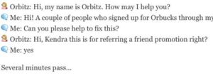 Really, Orbitz? Beware this promo code.
