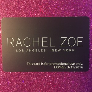 A $50 gift for you – from Rachel Zoe and me.