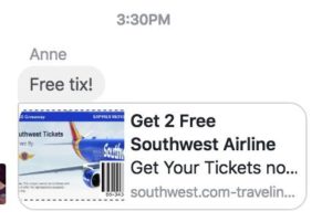 Southwest offering free flights? Really?